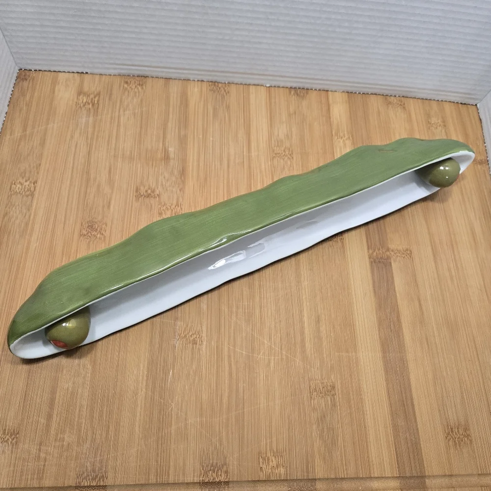 Bella Casa Olive Boat Olive Tray Appetizer Antipasto Charcuterie Party